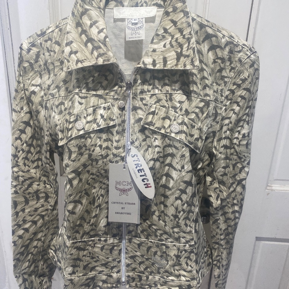 Authentic 90’s MCM Vintage Italian Fashion Jacket Sz M